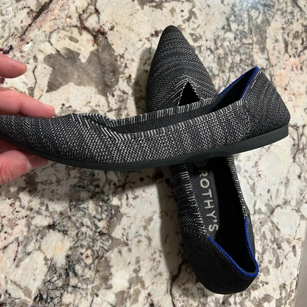 ’ROTHY'S The Point Pointed Toe Ballet Flats Shoes Womens Size W8 - Image 5