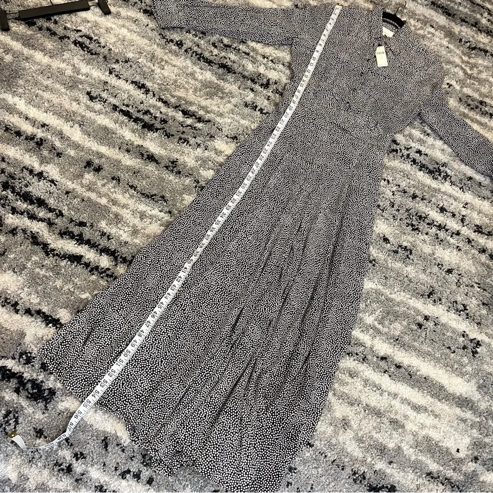 Anthropologie Loveland Wide Leg Black & White Jumpsuit New Size 2 - Image 14