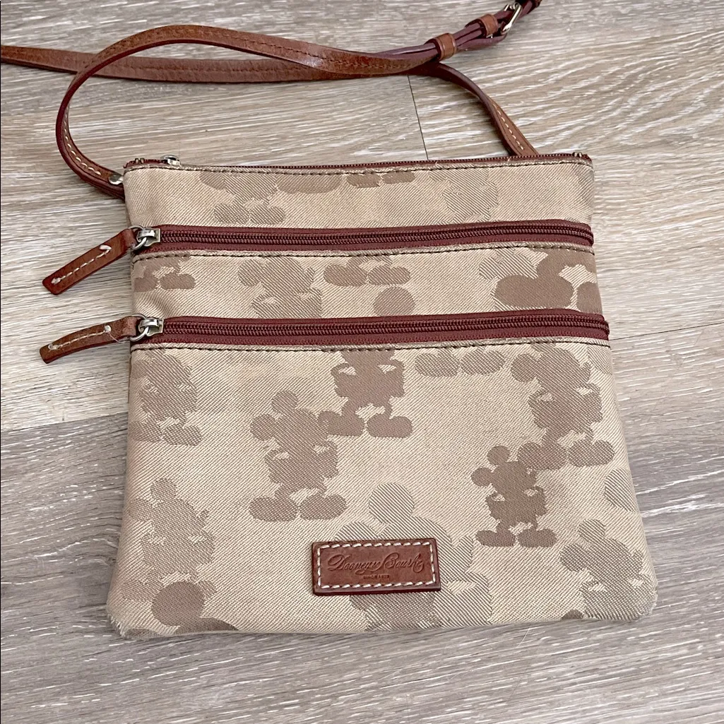 Disney Parks x Dooney & Bourke leather & fabric Mickey Mouse crossbody bag - Image 2