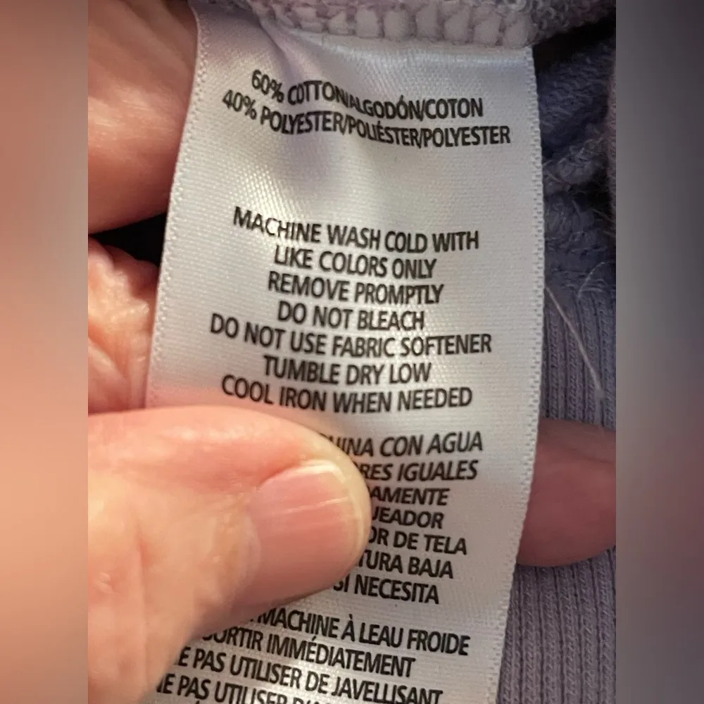 Calvin klein hoodie, L, purple - Image 6