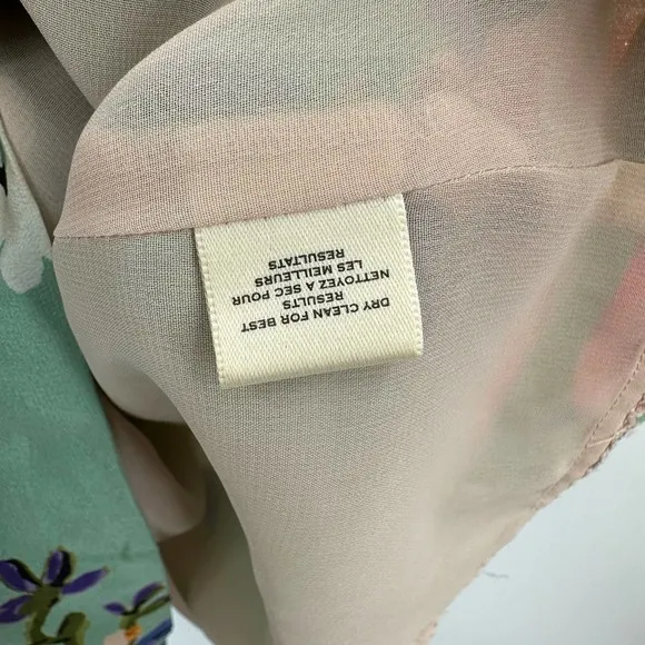 Moulinette Soeurs size 2 floral sleeveless‎ dress lined silk - Image 10