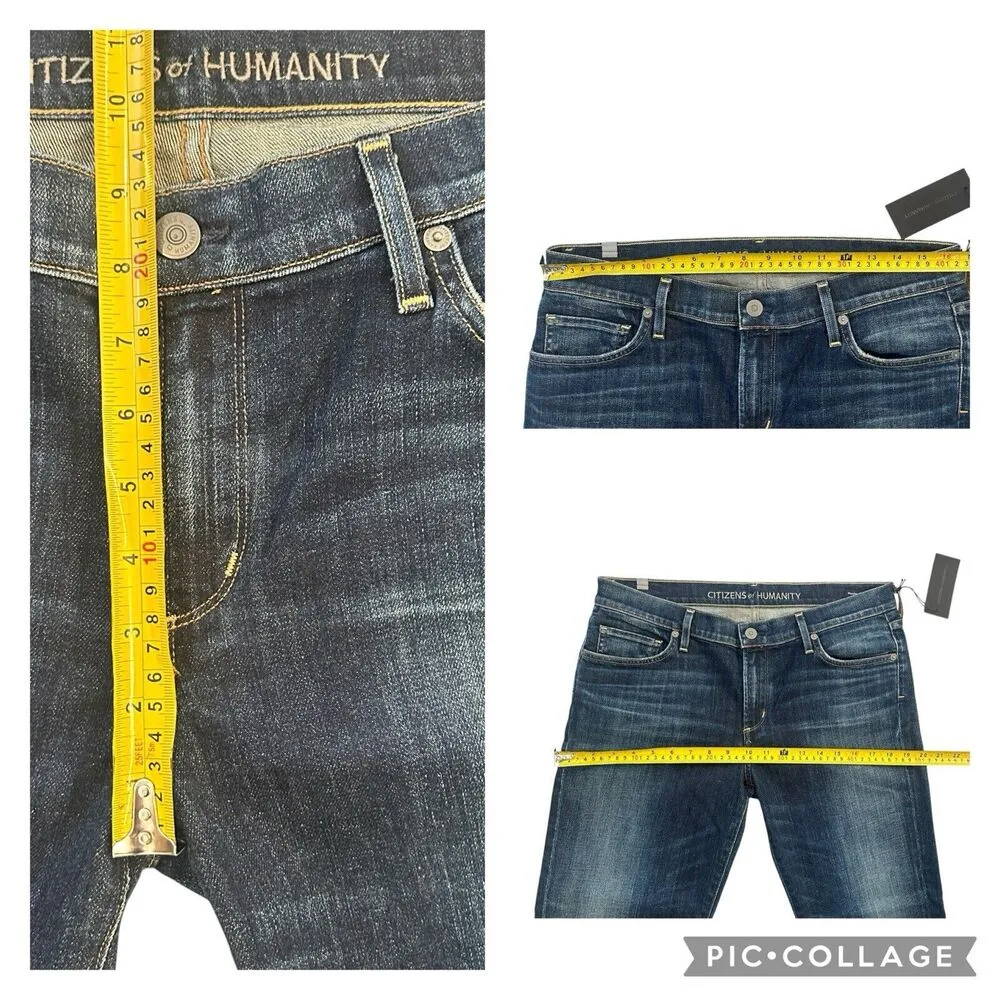 NEW Citizens Of Humanity COH Phoebe Slim Straight Crop Jeans Women’s Size 31 - Image 9