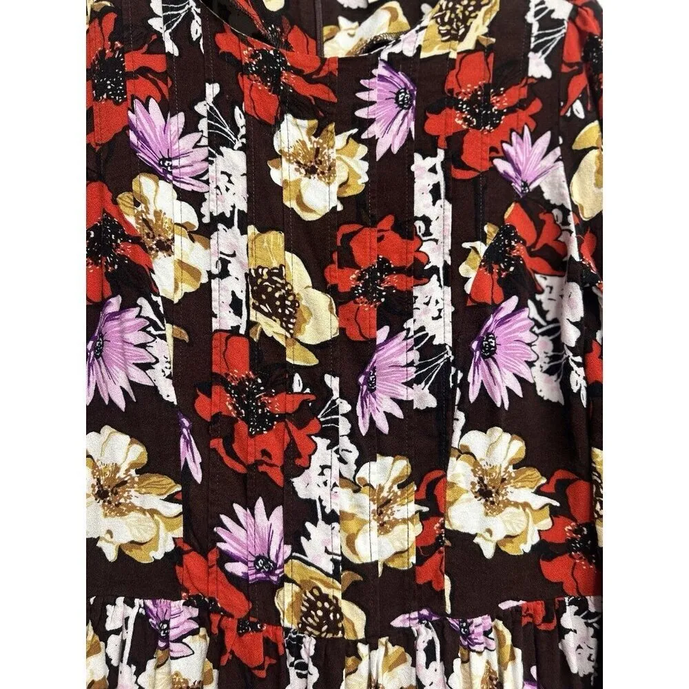 Hinge Dress Size XS Floral Shift Long Sleeve Wedding Guest Church Shower - Image 7