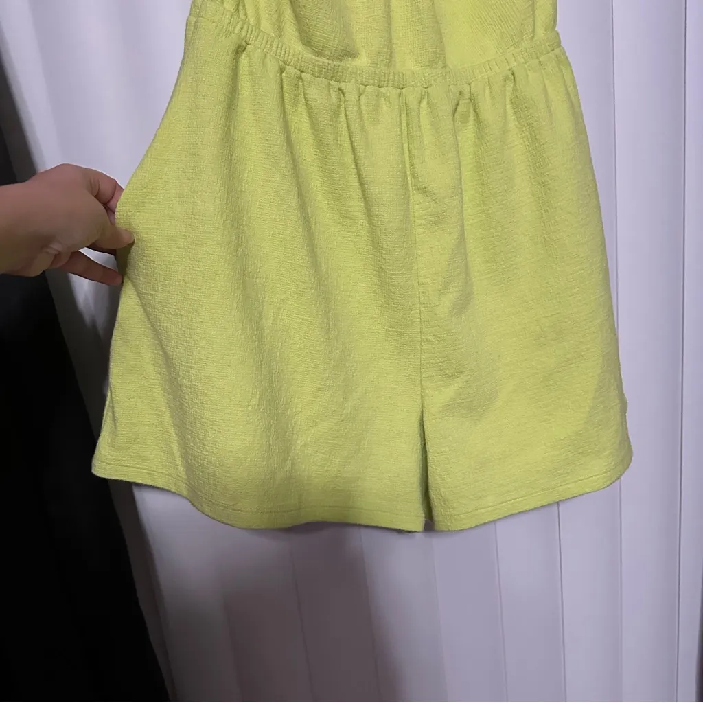 Old Navy Lime Green Halter Romper - Image 8