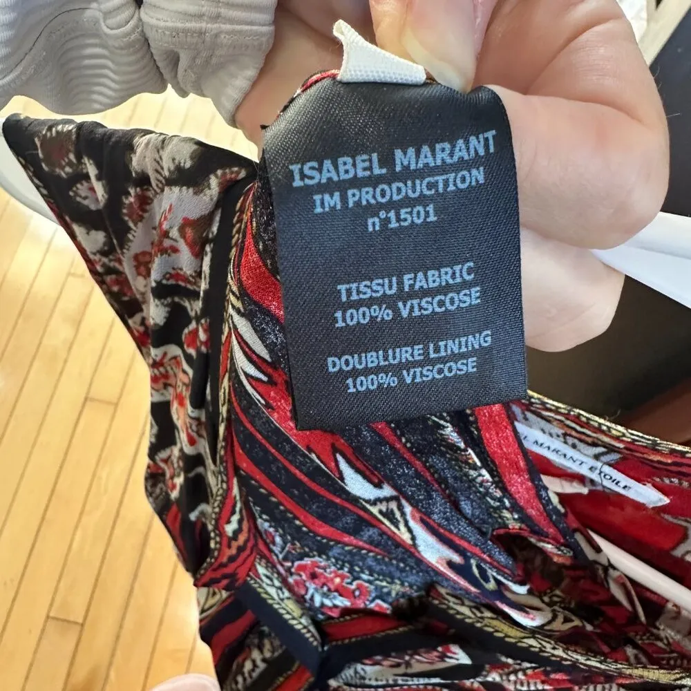 Isabel Marant Etoile Tad Floral Print Jumpsuit Size 2 / Medium - Image 11