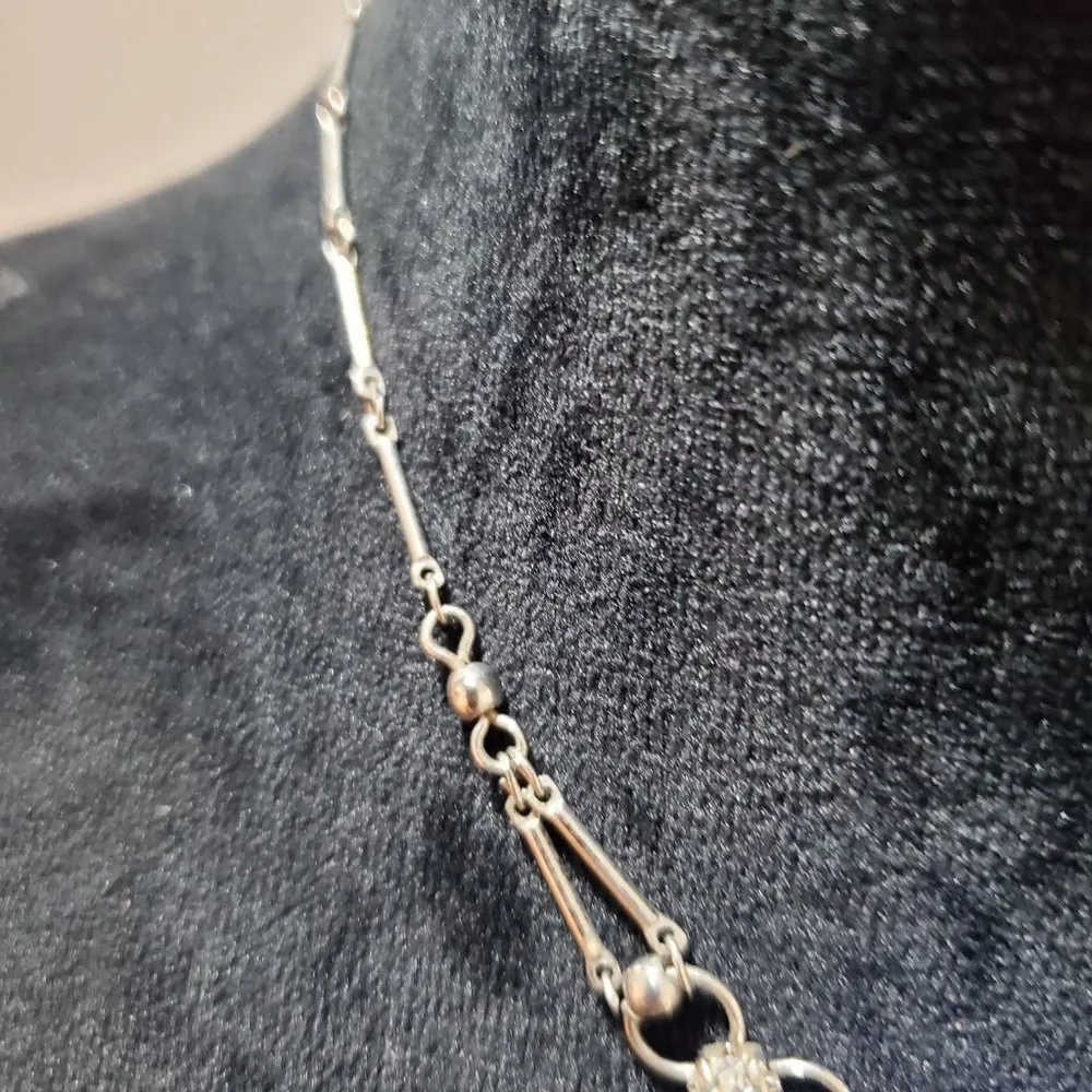 Cool Jewels Womens Gold Tone Luxury Floral Link Chain Pendant Necklace - Image 5