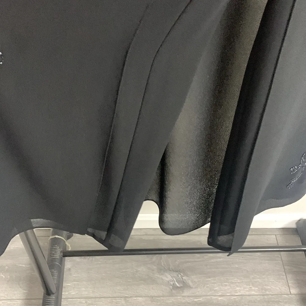 Vintage Adrianna Papell Wide Leg Rhinestone Pants Size 10 - Image 2