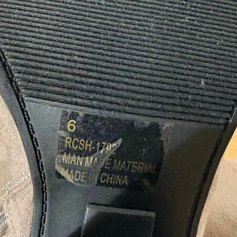 London Rag Tan Open Toe Heeled Booties Size 6‎ - Image 9