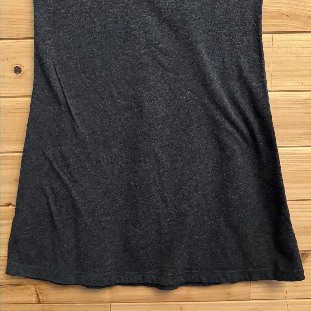 Y2K Old Navy Size XSmall Longline Tunic Racerback Embroidered Heart Tank Top - Image 4