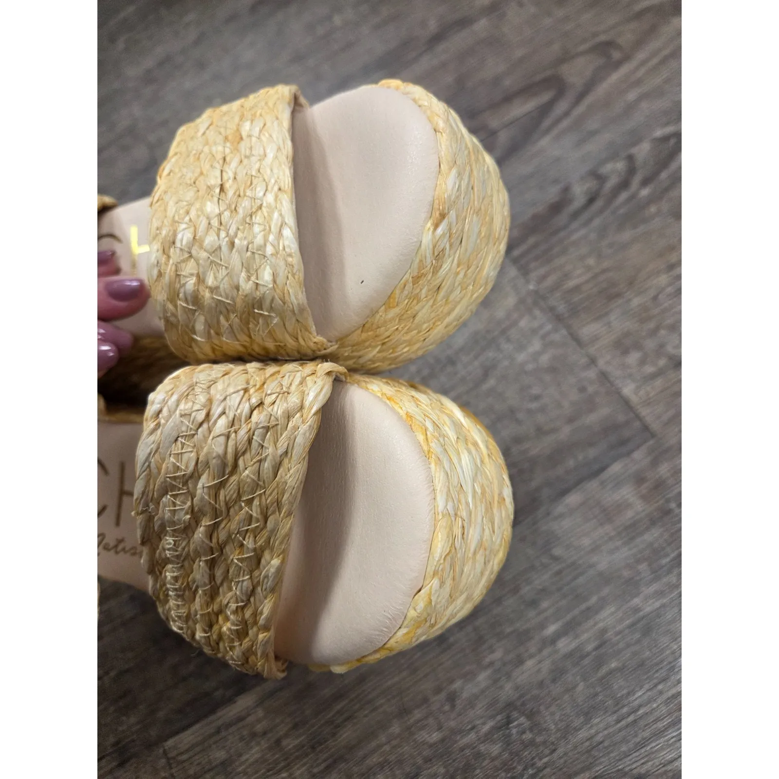 BEACH by Matisse Ocean Ave Platform Block Heels Espadrille Shoes Brown Casual 7M Size 7 - Image 8