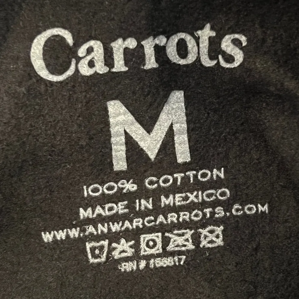 Carrots by Anwar Carrots Graphic Sweatshirt size Medium Black - Image 6