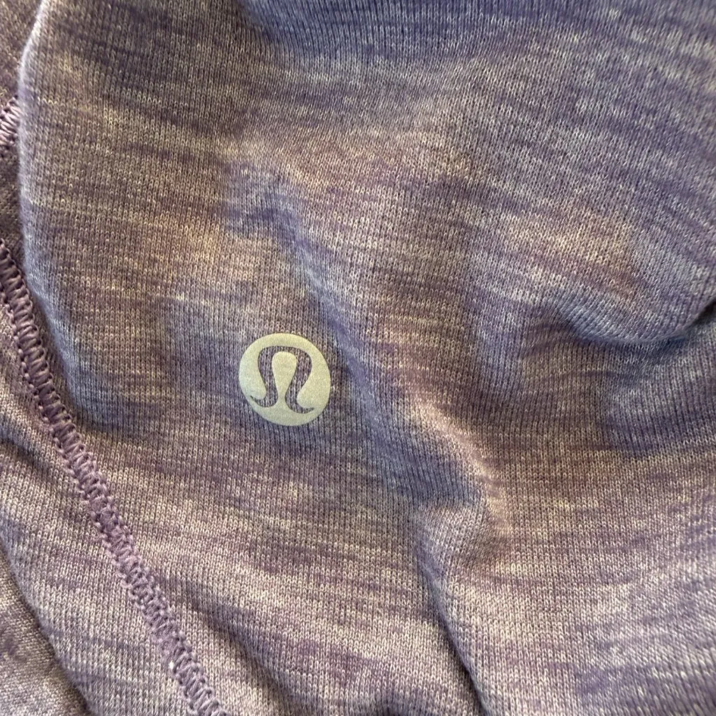 Lululemon purple strappy and stretchy tank top with built in bra - Image 8