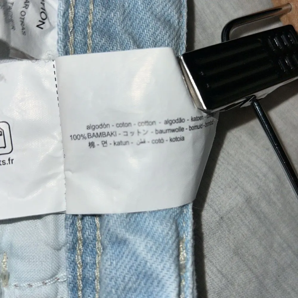 Zara Denim Jean Maxi Skirt Light Wash Size‎ Large - Image 7