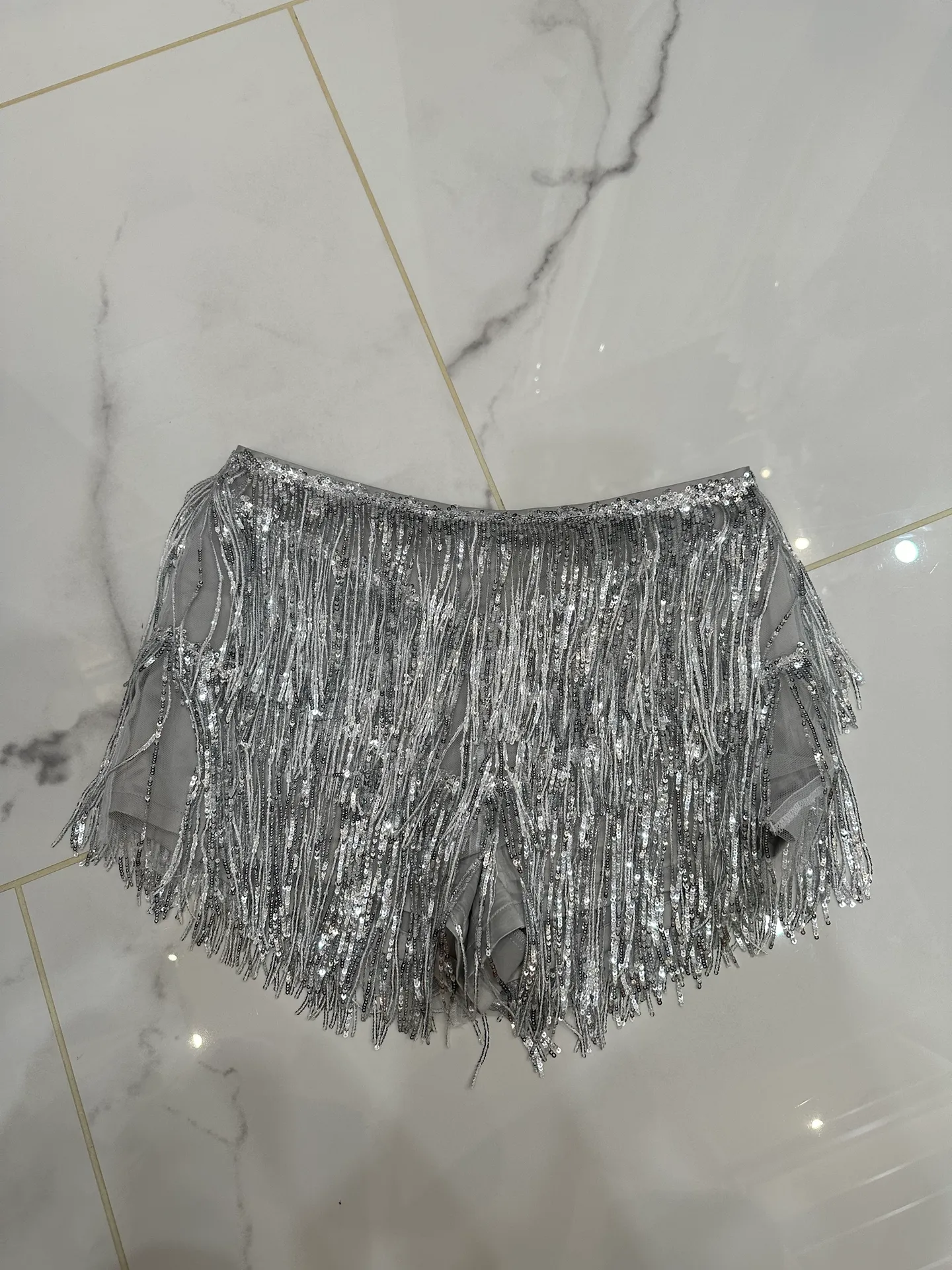 Majorelle Revolve  Sequin Fringe Skort - Image 4