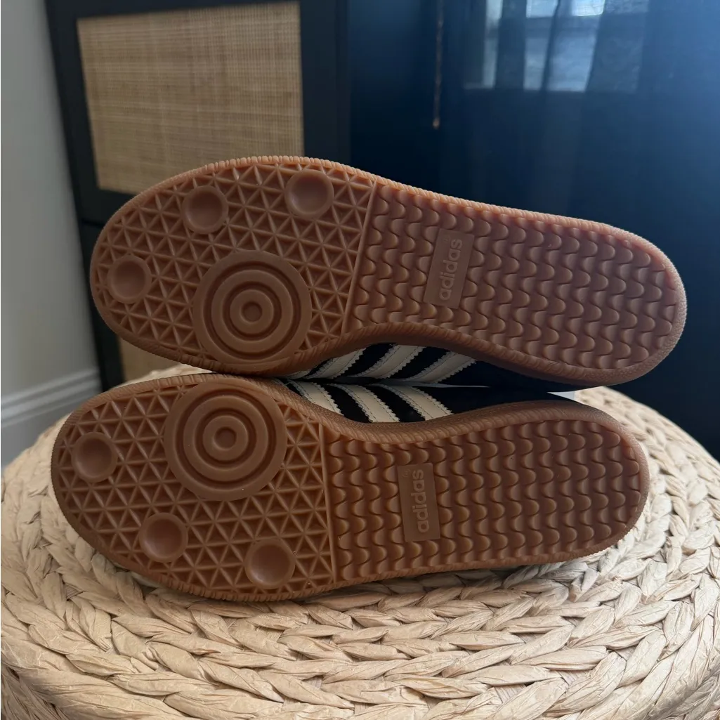 Adidas Samba Black and Cream Sambas - Image 4