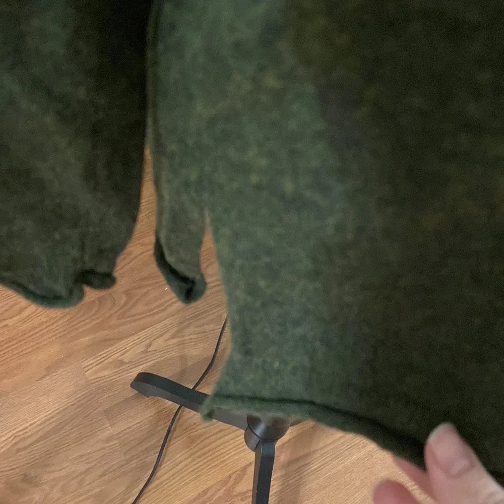 J Crew Factory olive green plush wool blend center rib v - Image 12