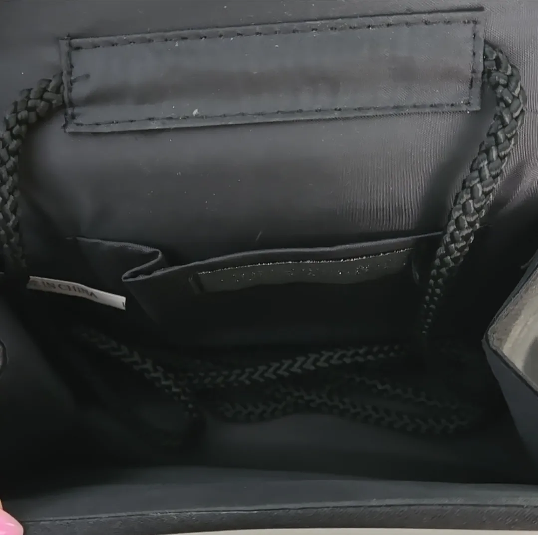 Vintage Bijoux Terner Small Black Beaded Evening Bag Purse Crossbody Clutch - Image 7