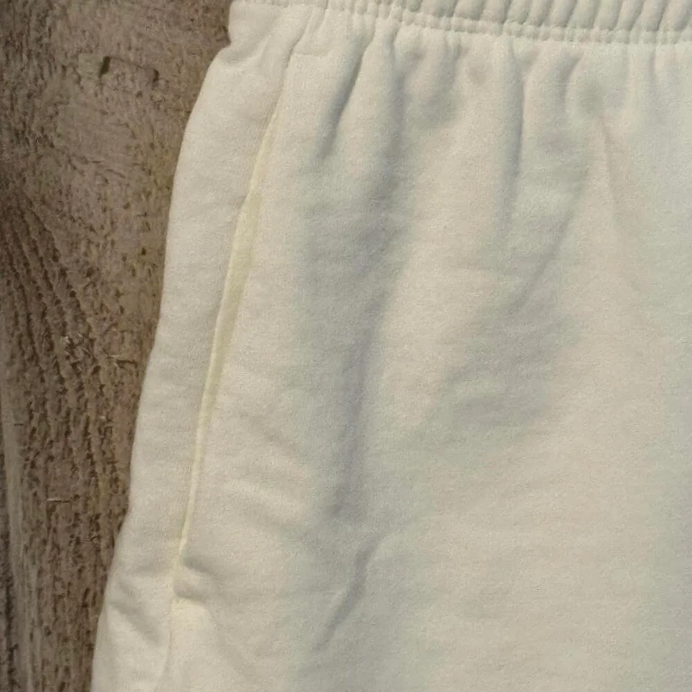 *H&M Women's Size Small Lounge Shorts White Casual Summer Adjustable Sporty - Image 3