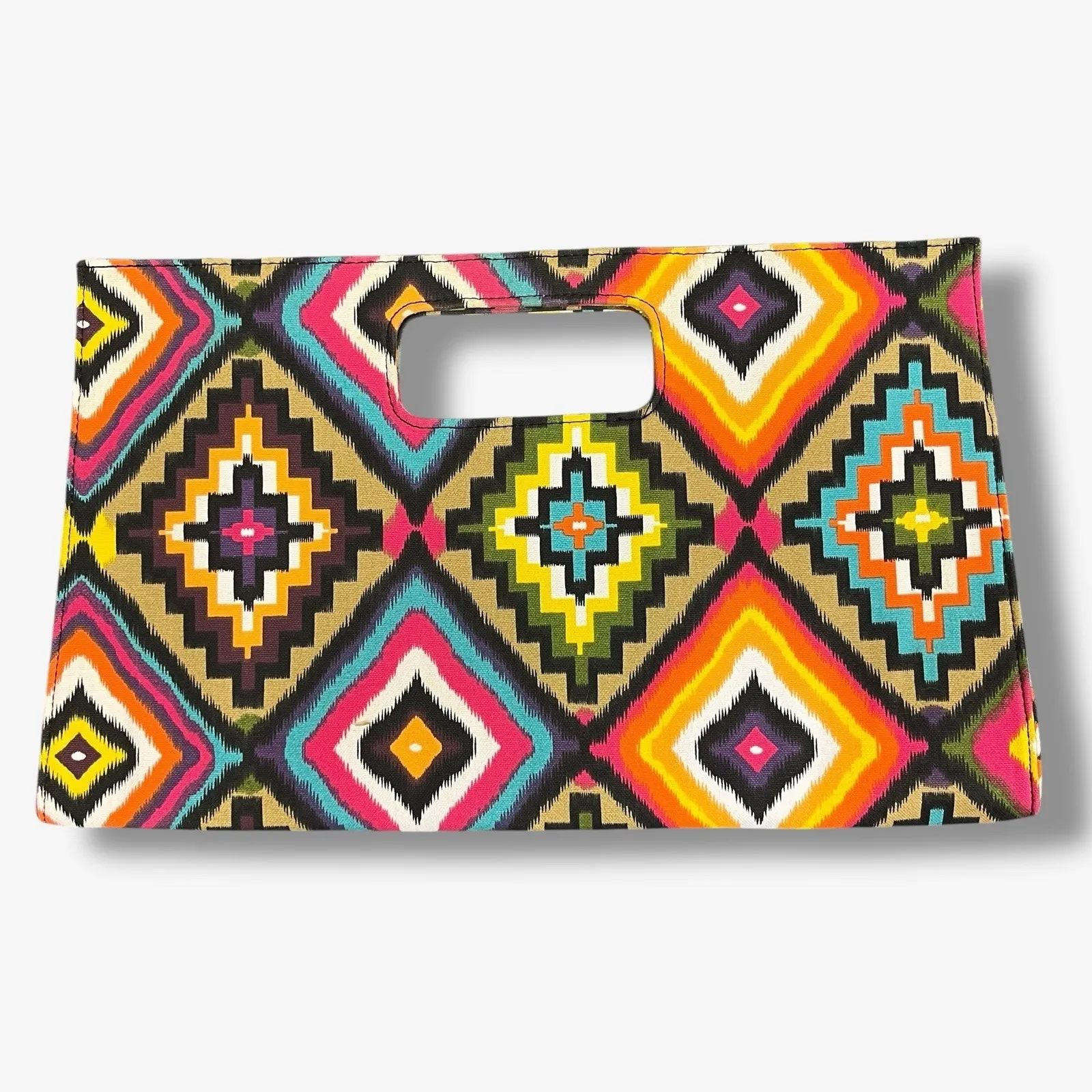 Giannini Multicolor Aztec Design Envelope Clutch Handbag Purse Colorful NWOT - Image 6