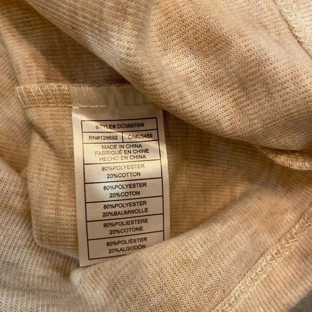 NWT Steve Madden Oatmeal Beige Short Sleeve Crew Neck Sweater Dress Size XXL - Image 11