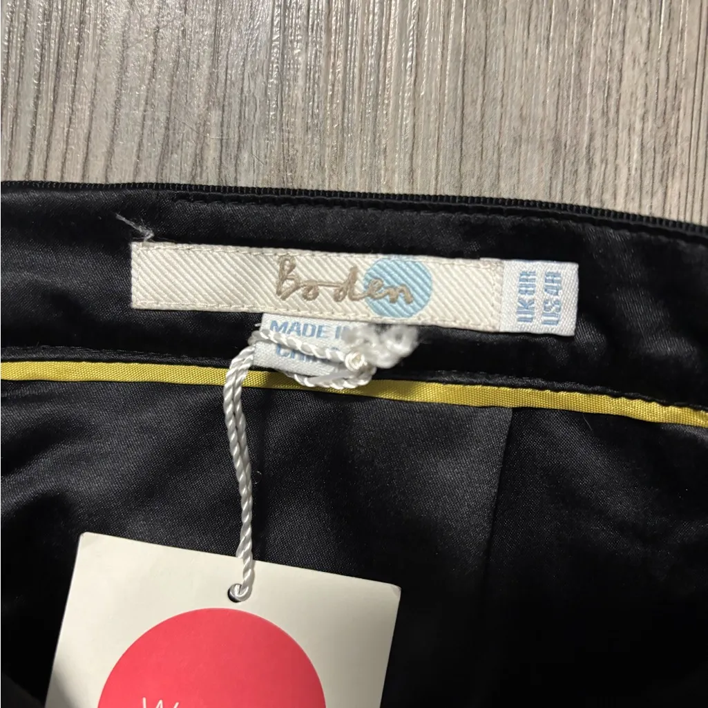 Boden Black Sequin Pencil Skirt NWT women Size 8 - Image 5