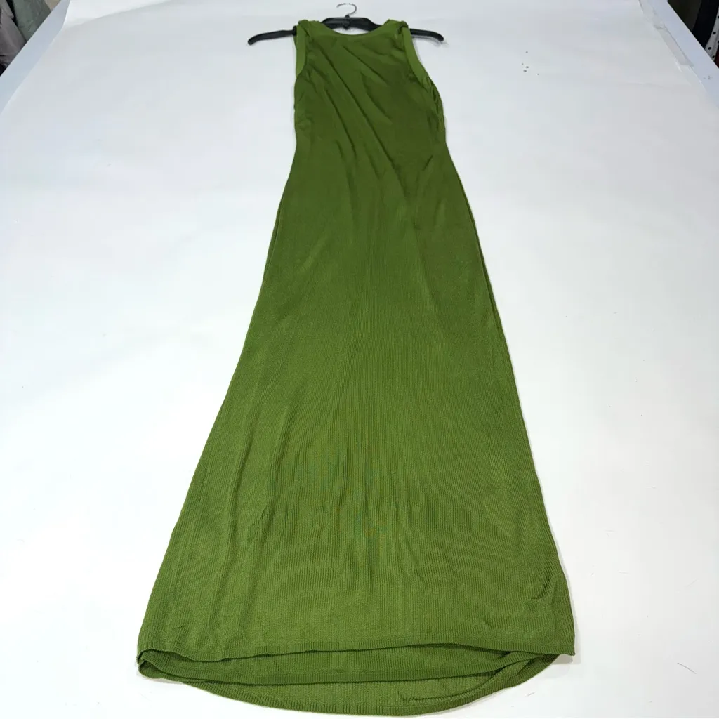 Atlein Green Knit Midi Dress Large - Image 7