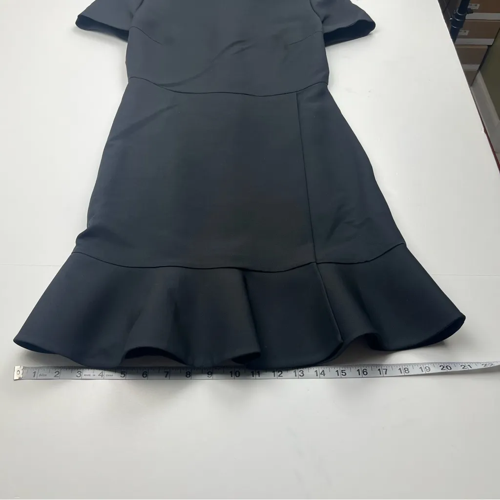 STELLA MCCARTNEY Dariana Wool Blend‎ A Line Dress Womens Size 36 US Size 2 *FLAW - Image 6