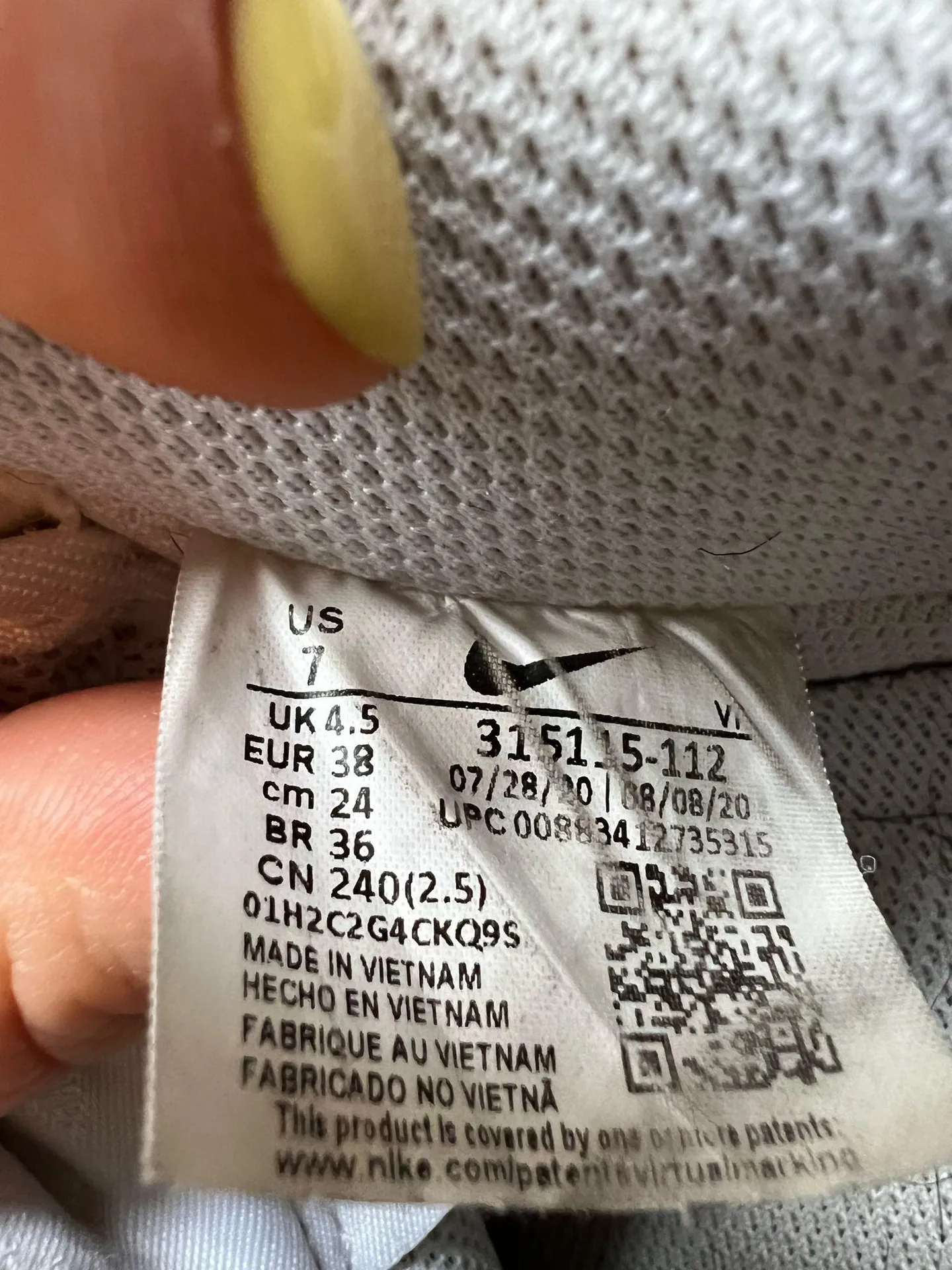 Air Force Nike 1 White Women’s Sneakers - Image 5