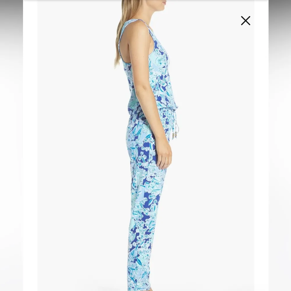 LILLY PULITZER Paulina Jumpsuit Royal Purple Koalafications Size XS Size US 4 - Image 5