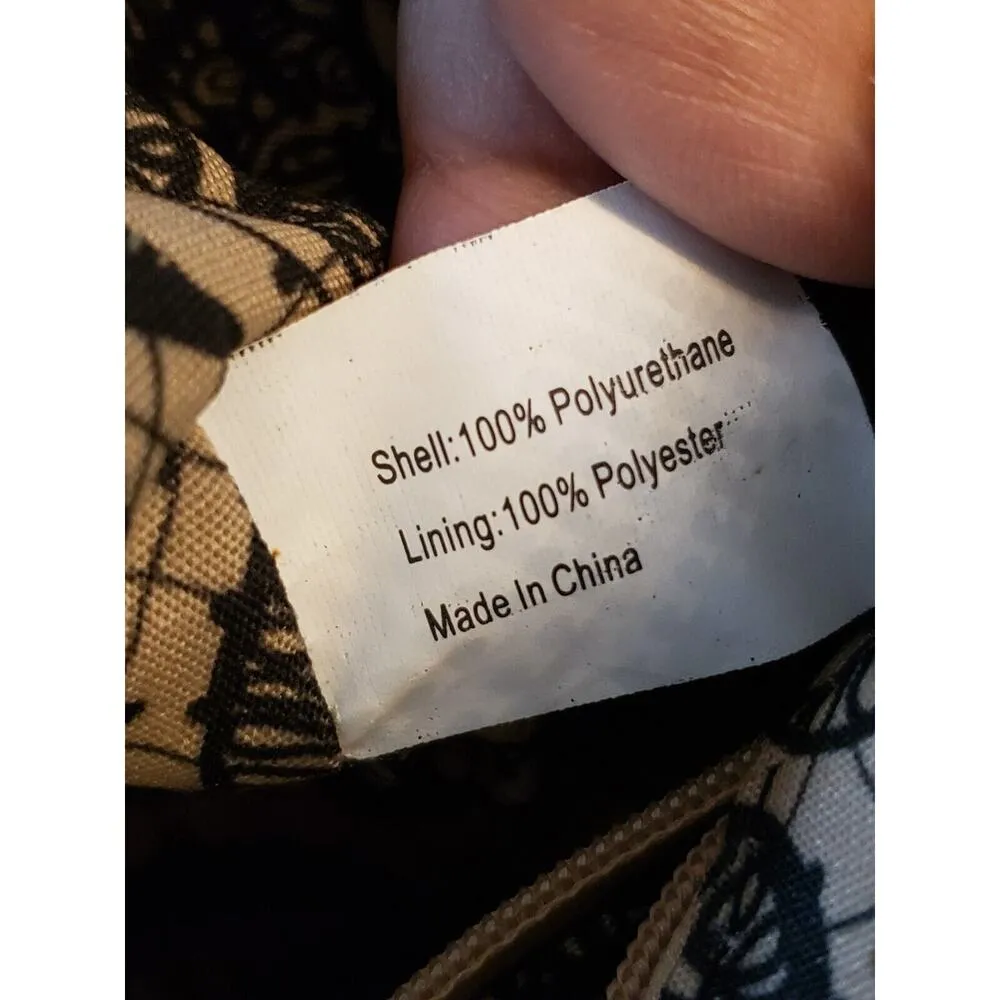 Carlos Santana Crossbody Womens Brown Polyurethane Lined Fringe Shoulder Strap - Image 9