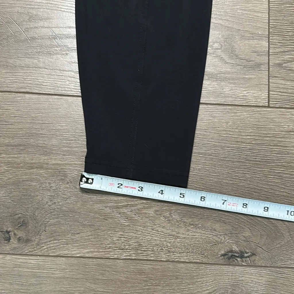 Athleta Chelsea Cargo Mid Rise Black‎ Ankle Pants Size 4 - Image 14