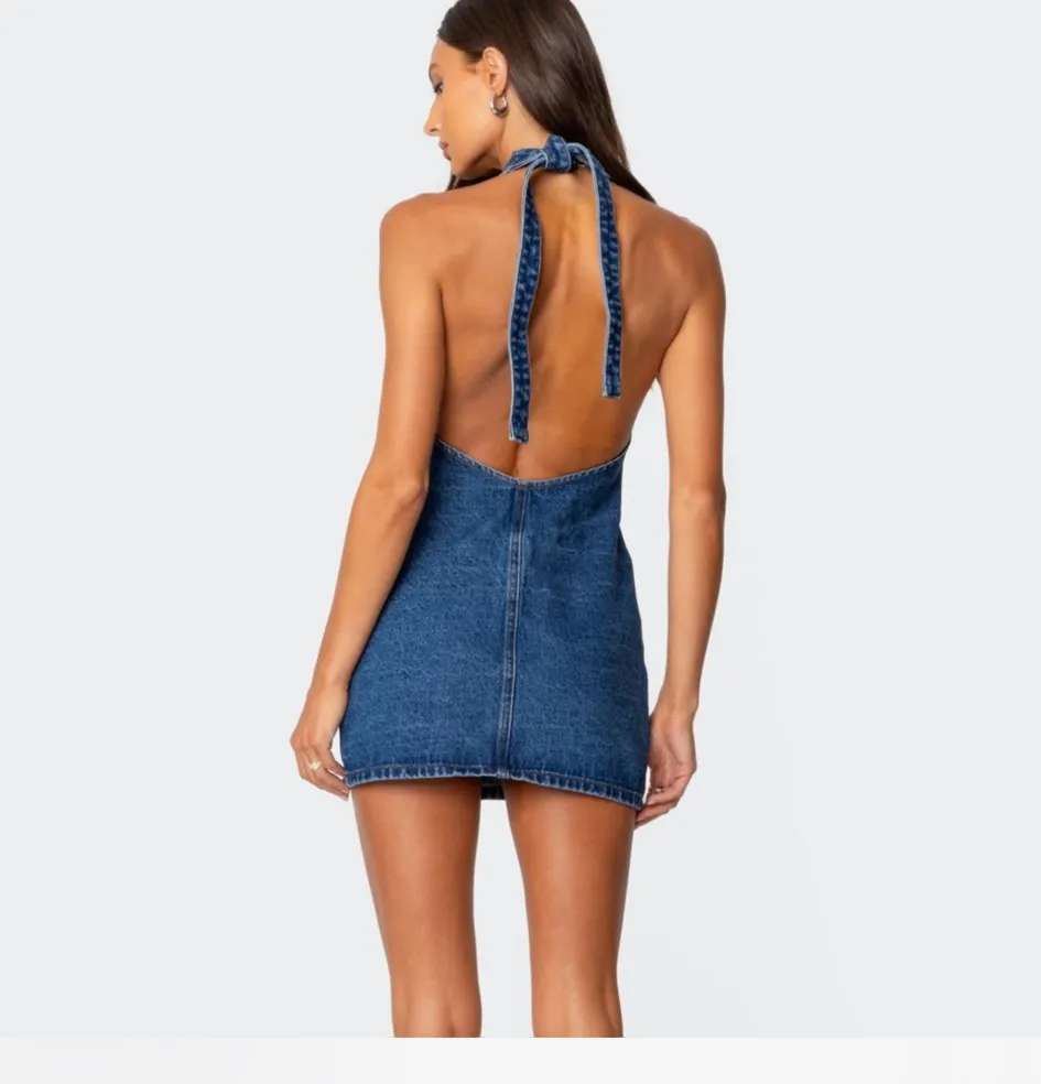 Denim  Dress - Image 4