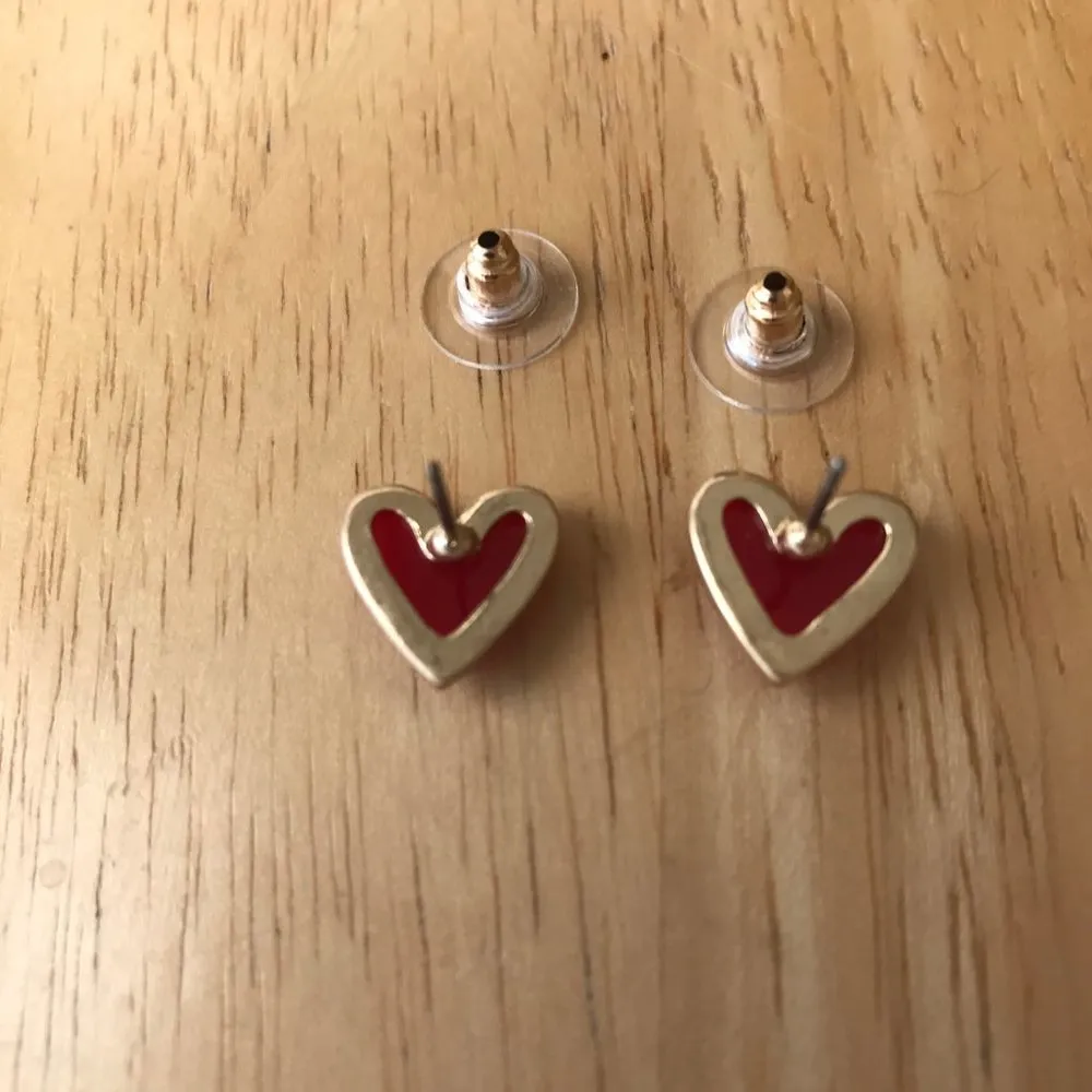 Heart Earrings Handmade New Valentine Love Cupid - Image 6