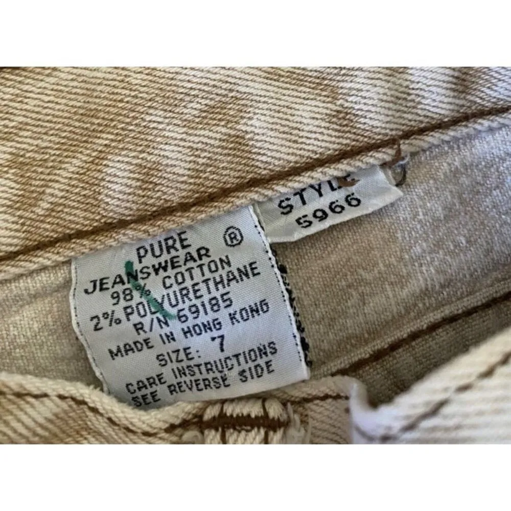 Pure Jeanswear Acid Wash High Waisted Jeans Straight Leg Denim Size undefined - Image 6