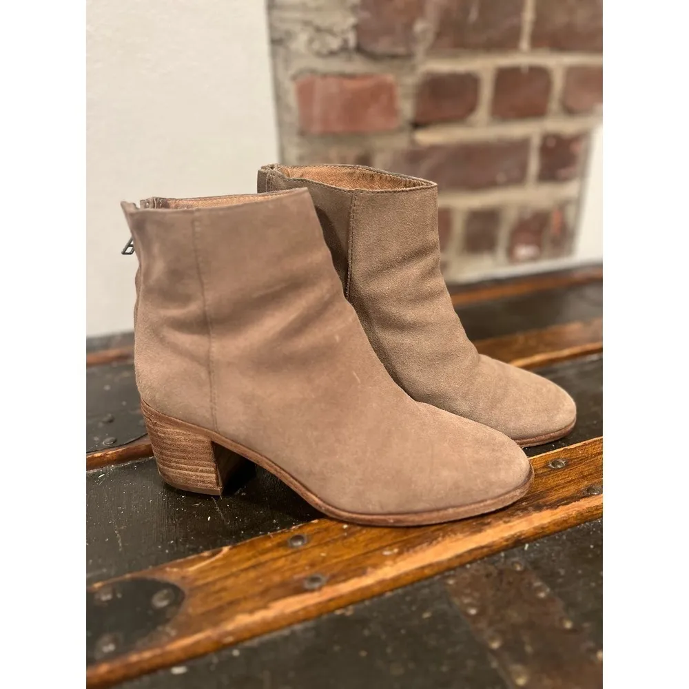 Women’s Madewell The Pauline Suede Boot Ankle Leather Western 7 - Image 9