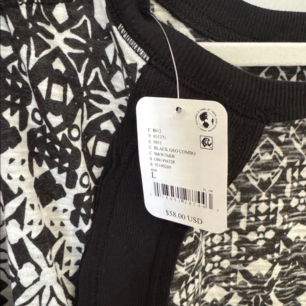 Free People Movement My Time Printed Tee Size Large - Image 7