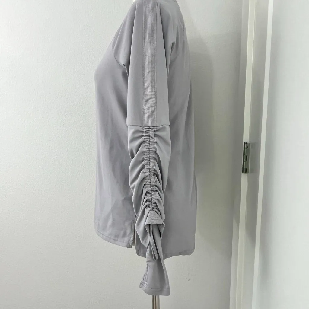 Fabletics Small Grey Cashel Adjustable Long Sleeve Top - Image 2