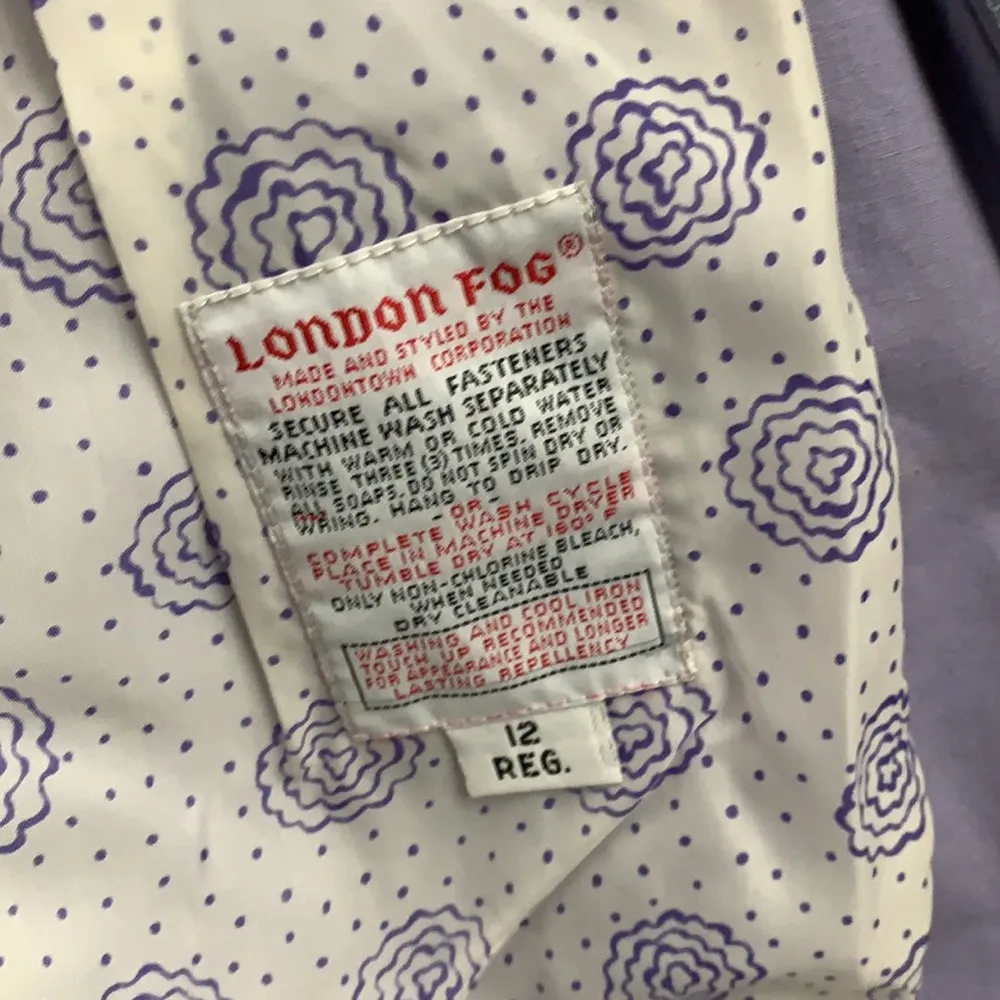 London Fog purple vintage jacket - Image 4