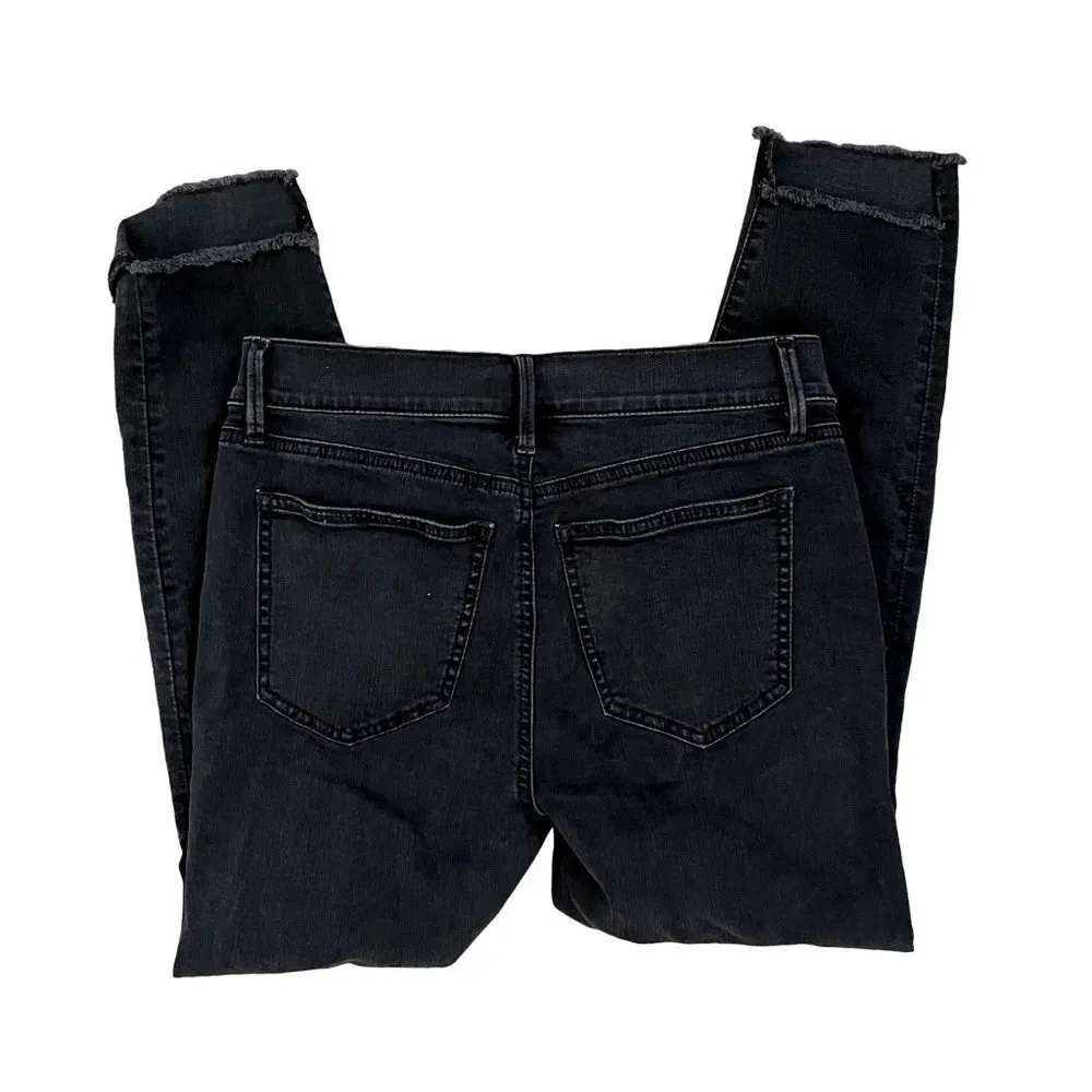 Ann Taylor petite black denim jeans the skinny modern fit cotton pants classic - Image 5