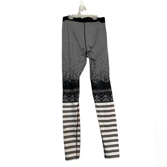 NIKE‎ PRO COMBAT HYPERWARM HTF RARE PRINT BLACK TIGHTS SMALL - Image 2