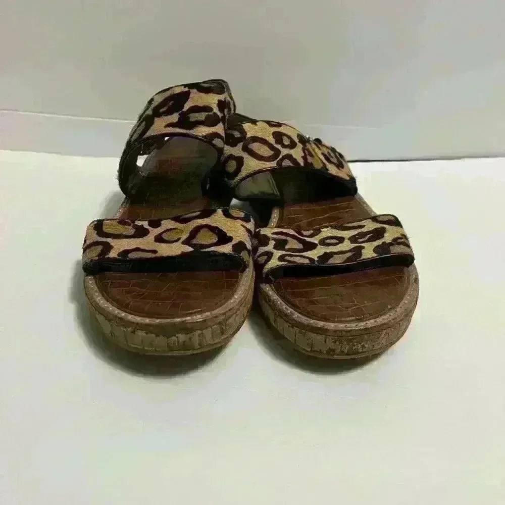 Sam Edelman Nala Calf Hair Sandals Size 7.5 - Image 5