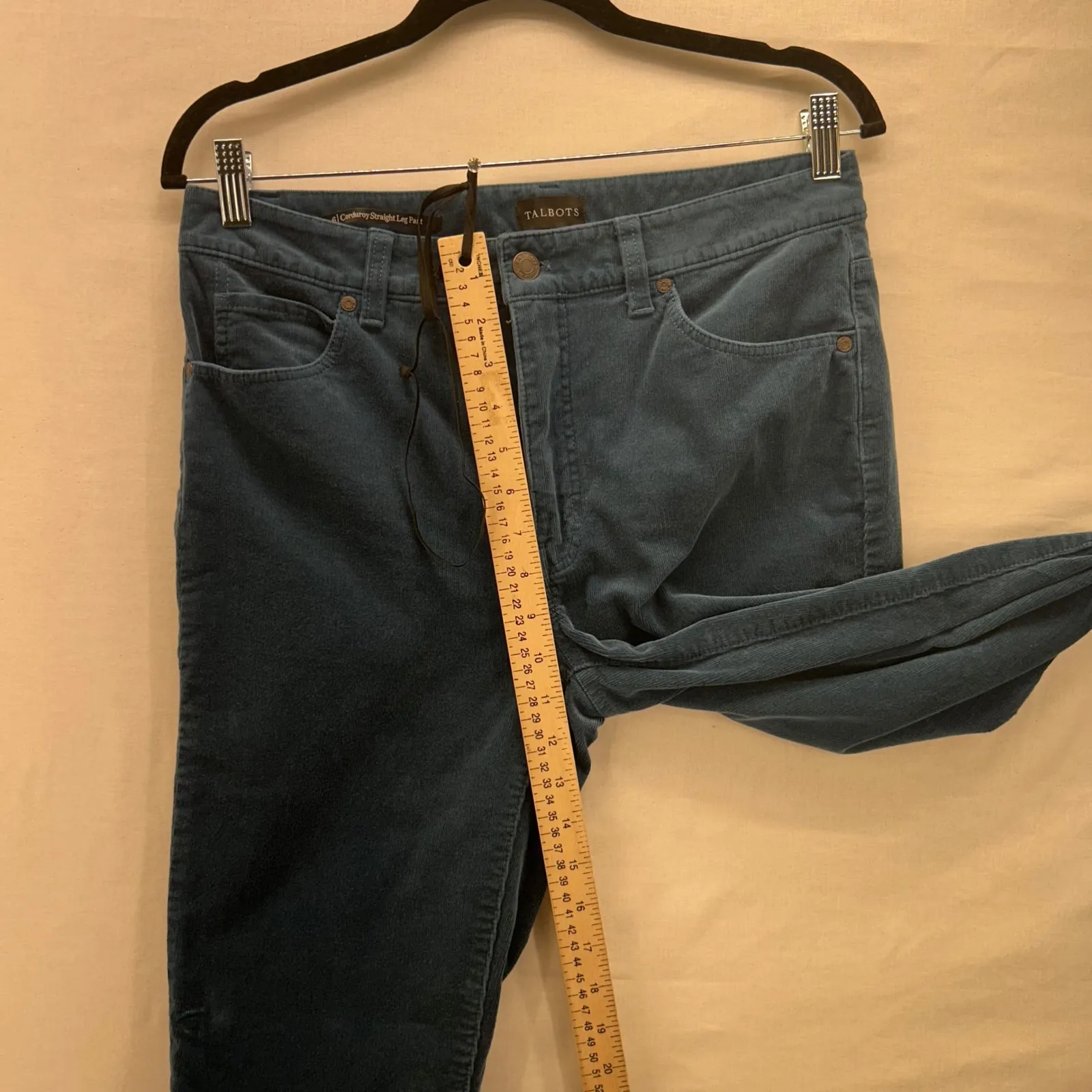 Talbots‎ Womens Corduroy Pants Size 6 Straight Leg Warm Cozy Comfort Stretch - Image 13