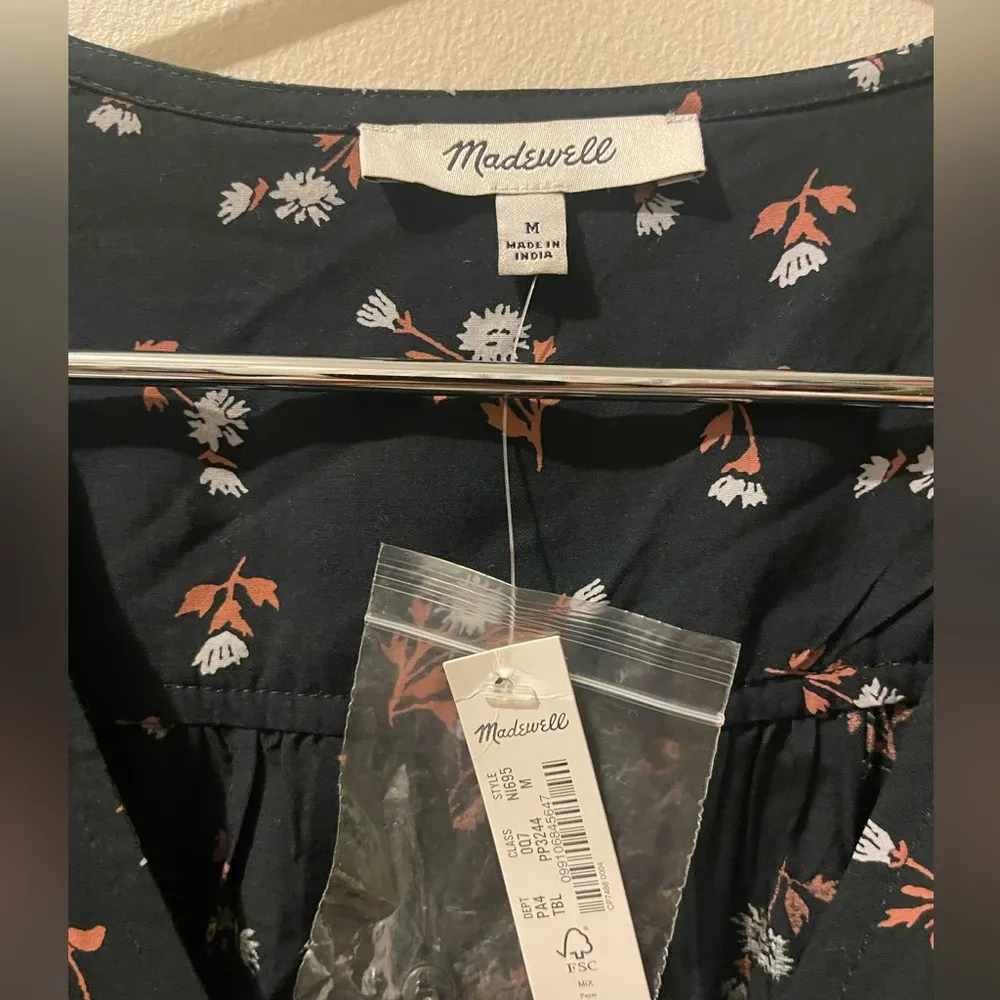 Madewell Challis Sophia Mini Dress in Woodland Floral size M - Image 7