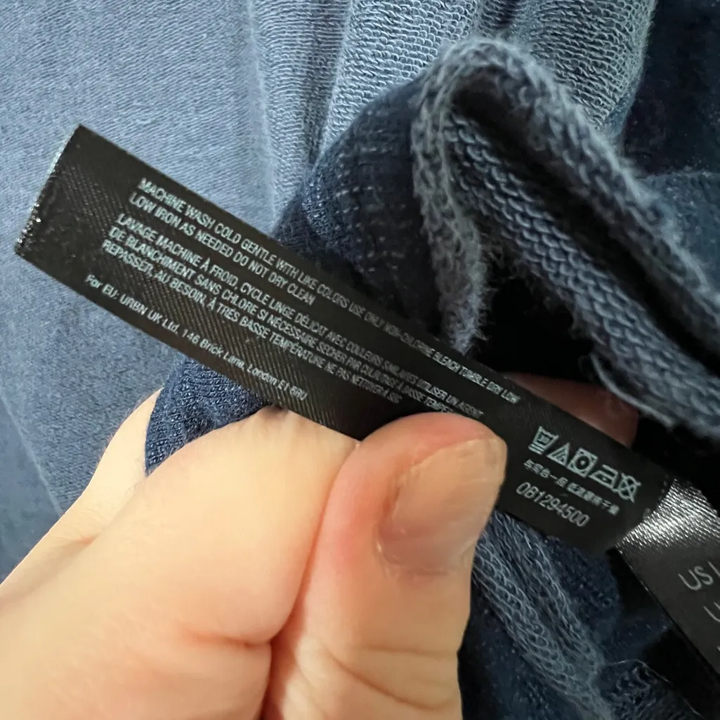 FP Movement Surfside Dolman Sweatshirt Crop in Navy Blue Size Large - Image 7