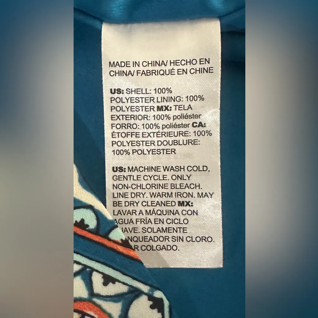 Chicos Barrel Sleeve Floral Kimono small stain shown;ASO Days of our Lives Sz 3 - Image 9