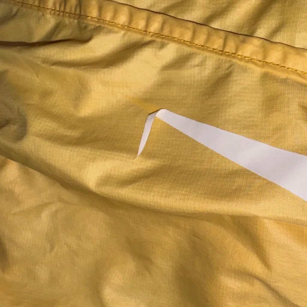 Nike Women's Bright Yellow Athletic Shorts - Image 9