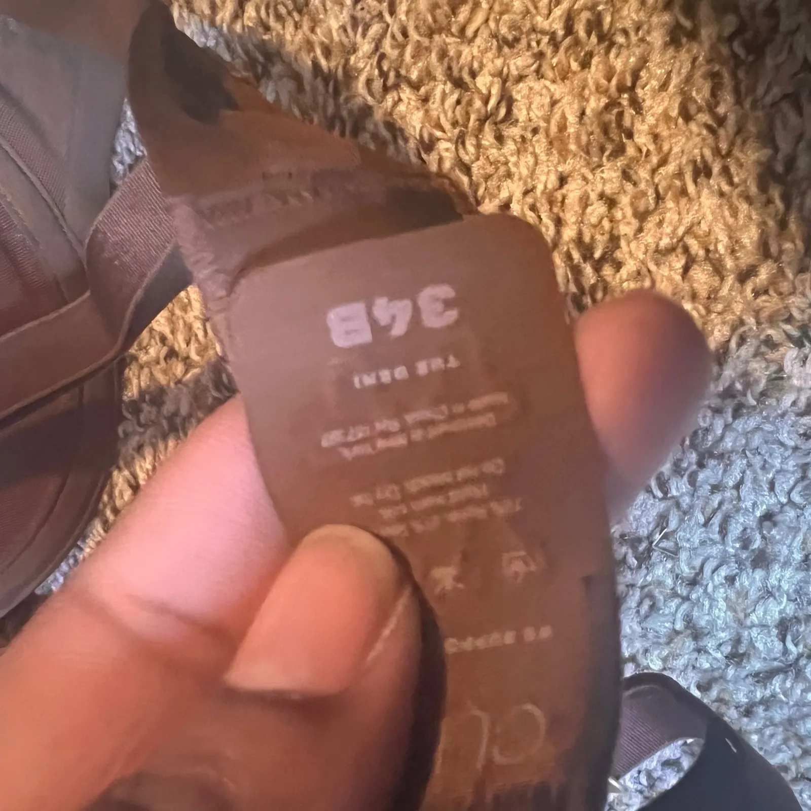 CUUP The Demi Bra Everyday Comfort Support Brown Lingerie 34B Size undefined - Image 5