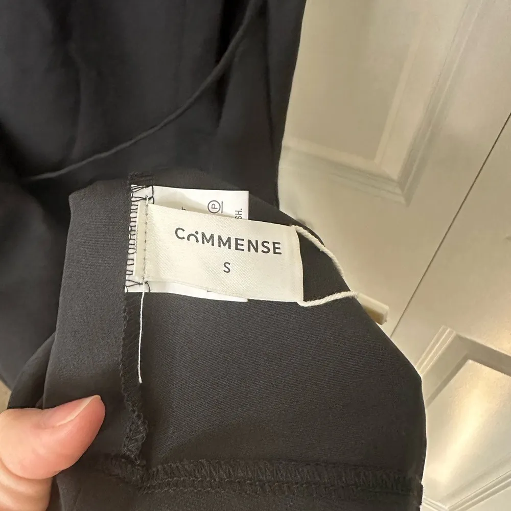 Black‎ strap mini dress Black - Image 4