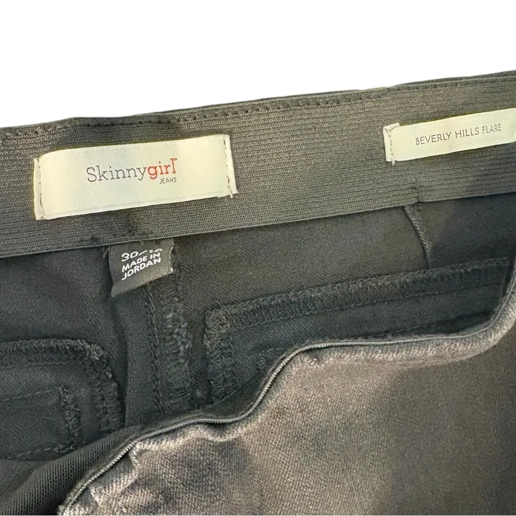 Skinnygirl Beverly Hills Flare Pants Women’s 30/10 Black High Rise Stretch NWT - Image 6