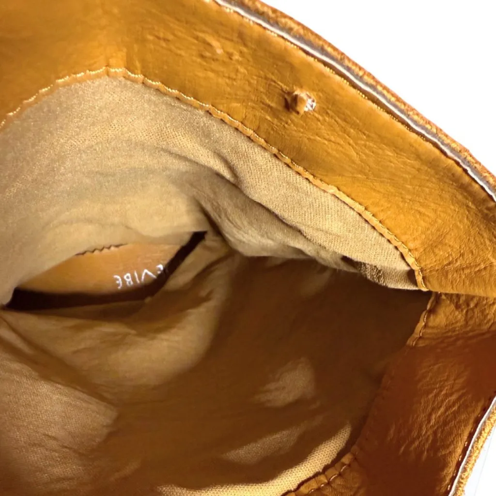 Shoevibe Brown Faux Suede Fringe Mid - Image 7